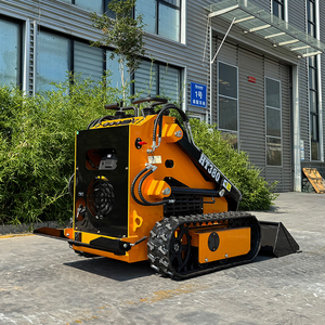 Gratis pengiriman Mini Skid Steer Loader Epa Eur 5 Koop mesin Track kompak Diesel Cina selip Steer Loader untuk dijual - Product Image 2