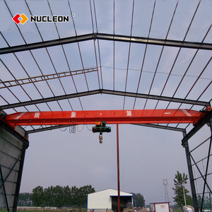 เครนสะพานคานเดี่ยวแบบ10ton 5ton LDA Type 2T ในคลังสินค้าด้านนอก/ด้านในสำหรับการขนถ่ายและวัสดุที่ใช้ในการยก