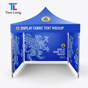 Nhà máy xách tay 3x3m 600D tùy chỉnh in đầy đủ tường in triển lãm thương mại lều cho sự kiện danh mục đầu tư - Product Image 1