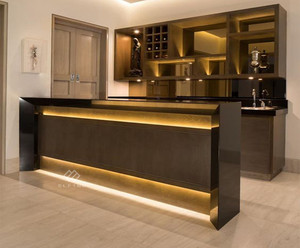 Çok renkli seçeneği led ışık çubuğu yeni tasarım restoran bar sayacı tasarımı - Product Image 2