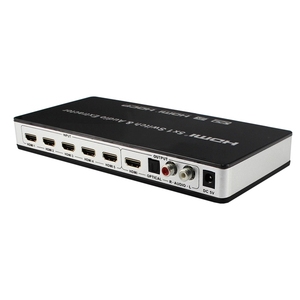 Hdmi <strong>Switch</strong> Remote Controller <strong>5</strong> Ports with Audio Extractor Support RCA L/R <strong>5</strong>.1CH/7.1CH - Product Image 4
