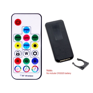 WS2811 WS2812B música RGB LED Dimmer controlador 17 teclas remoto WS2812 Smart Pixels LED controlador