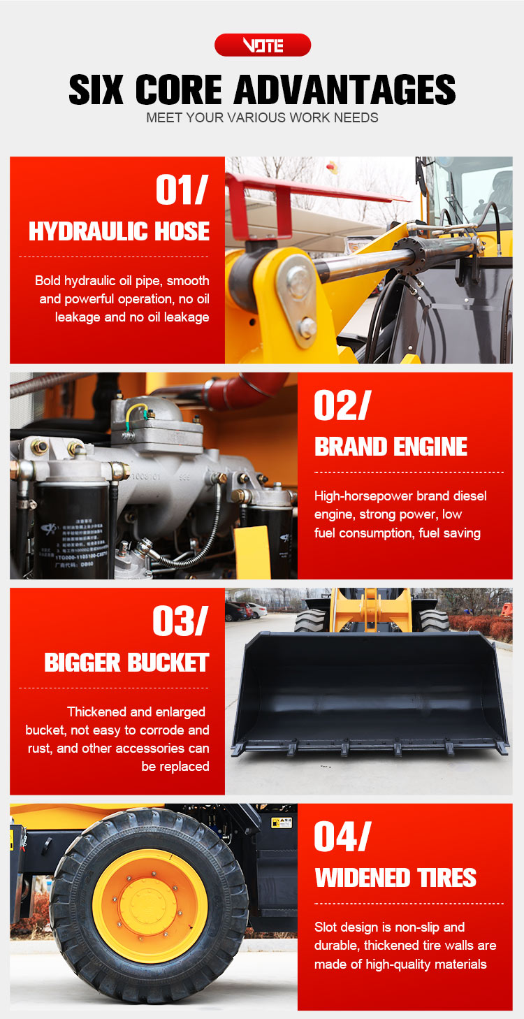 New Style Cheapest Articulated Mini Wheel Loader For Sale Telescopic China Small Wheel Loader With Euro Quick Coupler Front