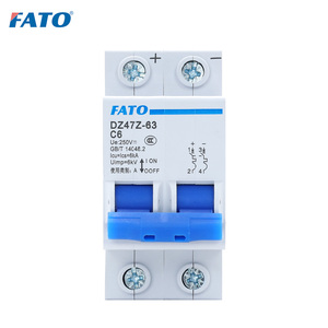 FATO MCB DC Mini devre kesici 2P fiyatları Din ray DZ47Z-63 için güneş panelleri koruma Interruptor elektrik malzemeleri - Product Image 2