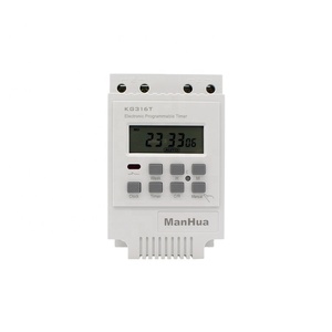 Manhua settimanale programmabile 220V per il controllo delle intemperie all'aperto e interruttore Timer digitale KG316T per interni - Product Image 1