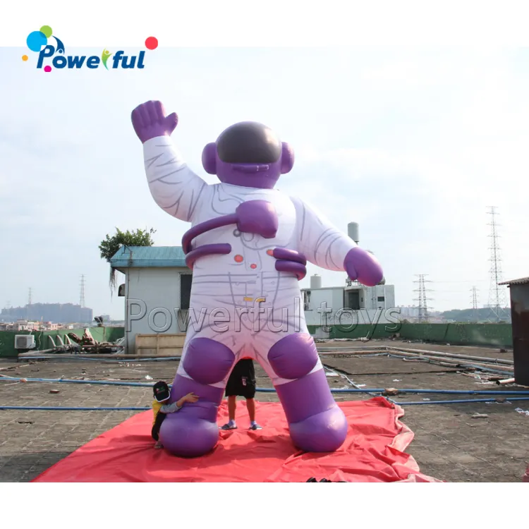 Astronauta inflável promocional ao ar livre modelo de publicidade inflável