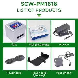 Hoch effiziente halbautomat ische Hand-Desktop-Punktmatrix-Inkjet-Verfallsdatum-Codier maschine für Chargen nummer - Product Image 3