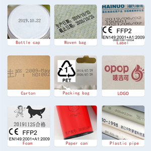 Immagine da 12.7mm immagine codice QR numero di serie maschera portatile stampante online getto a mano stampante termica portatile a getto d'inchiostro TIJ - Product Image 5