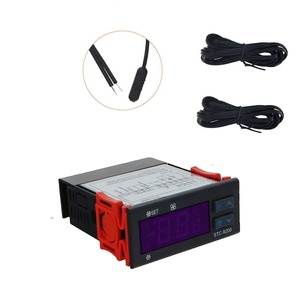 Controlador de temperatura de refrigeración, función de ventilador de descongelación, cable de sensor dual, 1, 2, 2