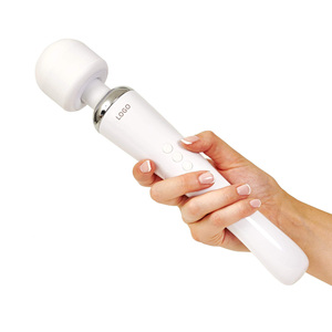 Мощный перезаряжаемый вибратор с логотипом - Product Image 1