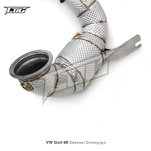 ท่อเทอร์โบชาร์จสำหรับ8R กอล์ฟ VW 2019-2022กีฬา Catalytic Converter downpipe พร้อมหัวป้องกันความร้อน - Product Image 6