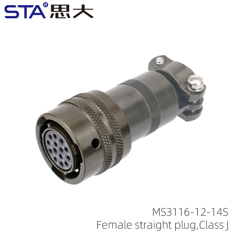 MS3116J-12-14S Female straight plug,Class J