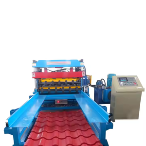 Ztrfm Tốc Độ Cao Đầy Đủ Tự Động Tráng Men Màu Gạch Làm Máy Móc Bước Ngói Tấm Lợp Máy Làm - Product Image 3