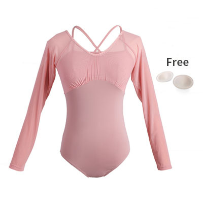Manica lunga rosa rosa