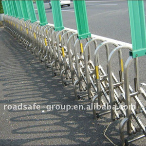 รั้วเหล็กกล้าไร้สนิมทางหลวง/รั้วกั้นถนนจราจร/รั้วถนนพับเก็บได้รั้วเคลื่อนย้ายได้ - Product Image 5