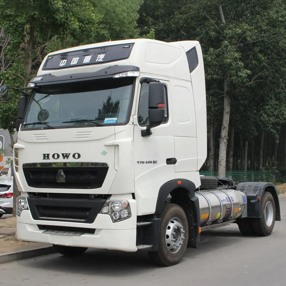 גבוהה באיכות 371hp 6x4 cng טרקטור משאית 2018-2021 בשימוש howo 6x4 טרקטור משאית