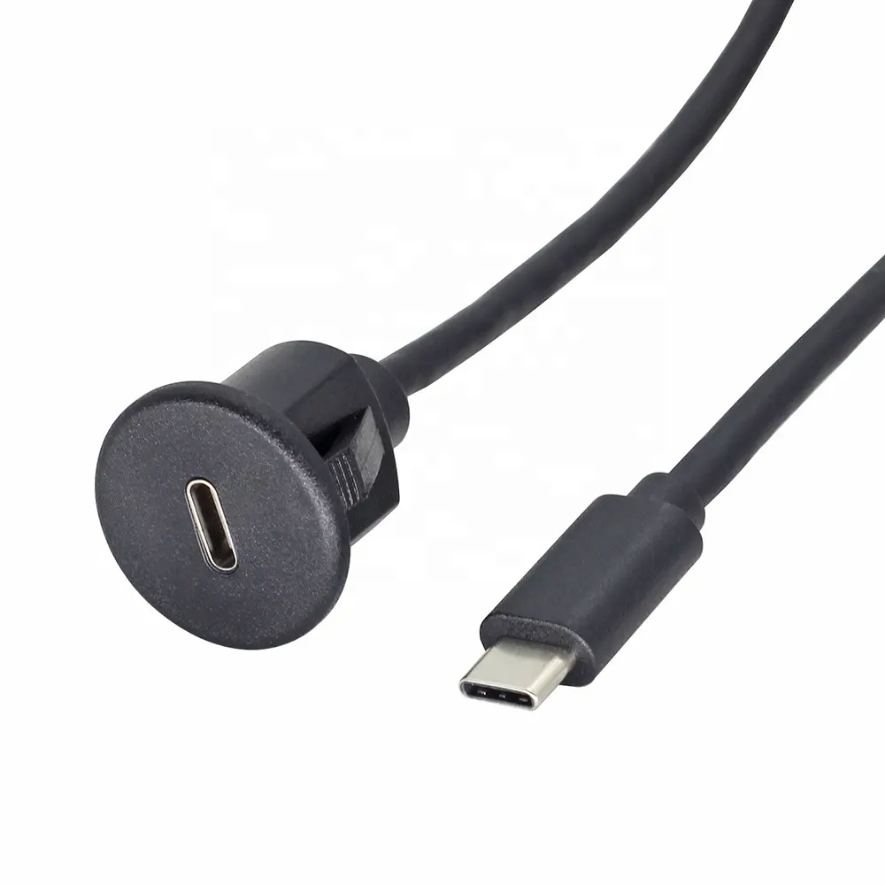 Tuôn ra núi USB C Cáp sạc cổng cho xe sửa đổi nâng cấp tự động Phụ Kiện USB C Cáp mở rộng