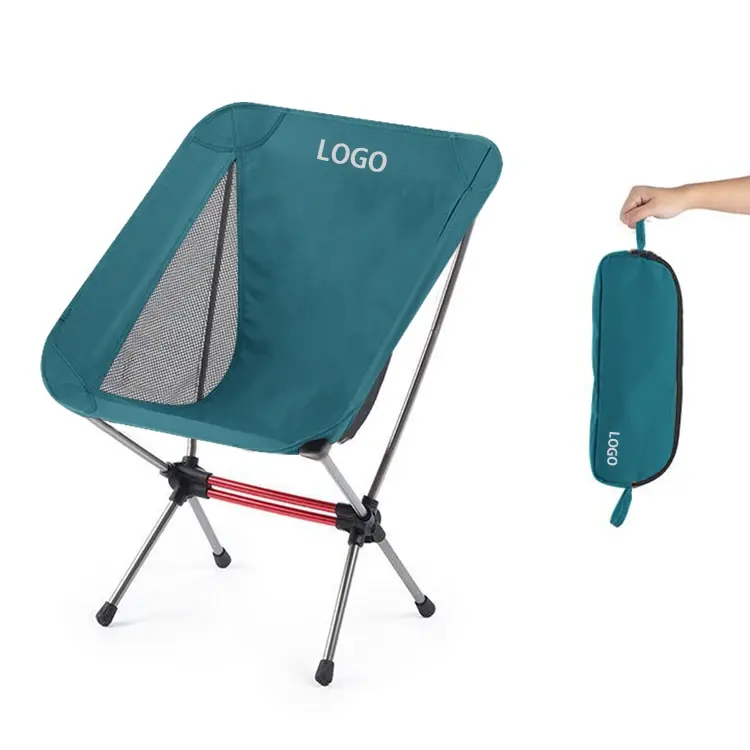 Yetişkinler için fabrika açık taşınabilir ay sandalye katlanabilir plaj sandalyesi katlanır kamp sandalyesi