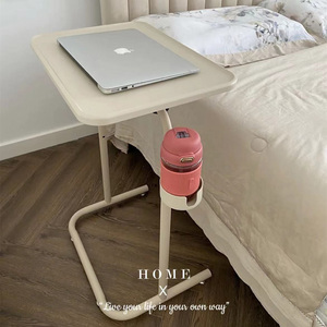 家用可移动支架学习桌站立高度可调桌腿电脑桌，带四个滑轮 - Product Image 1