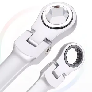 GTYPROカスタマイズ可能なOEMツールセット15個エクストラロングラチェットレンチフレキシブルヘッドマルチ仕様ソケットツールキット最小 - Product Image 5