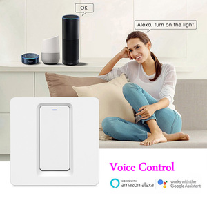LEDEAST DS-102-1 Wi-Fi умный выключатель света с нейтральным проводом, поддерживает Alexa и Google Assistant Голосовое управление для домашней автоматизации - Product Image 2