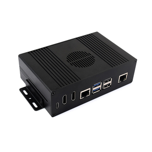 <strong>Mini</strong>-Computer Kit <strong>For</strong> <strong>Raspberry</strong> <strong>Pi</strong> 5 Options <strong>For</strong> Inside PCle Adapter Board Aluminum Alloy Case - Product Image 1