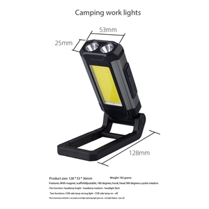 Luce di lavoro per campeggio all'aperto WELLHIKE luce di riparazione automatica multifunzione torcia magnetica rotante per illuminazione - Product Image 6