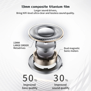 Earbuds điều khiển cảm ứng không dây 3D stereo 3D tai nghe thể thao chơi game chạy không thấm nước hiển thị kỹ thuật số - Product Image 6