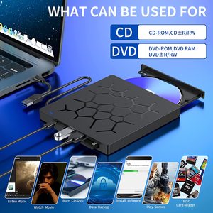 Nuevo REPRODUCTOR DE DVD externo multifuncional USB 3,0, lector de ranura para tarjeta SD/TF, unidad externa de DVD RW - Product Image 3