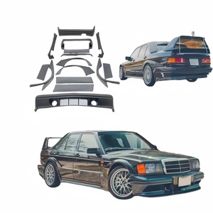 Adatto per il Mercedes-Benz classe C 190E W201 per la modifica e l'aggiornamento con pacchetto a corpo largo EVO2 grande Kit avvolgente - Product Image 3