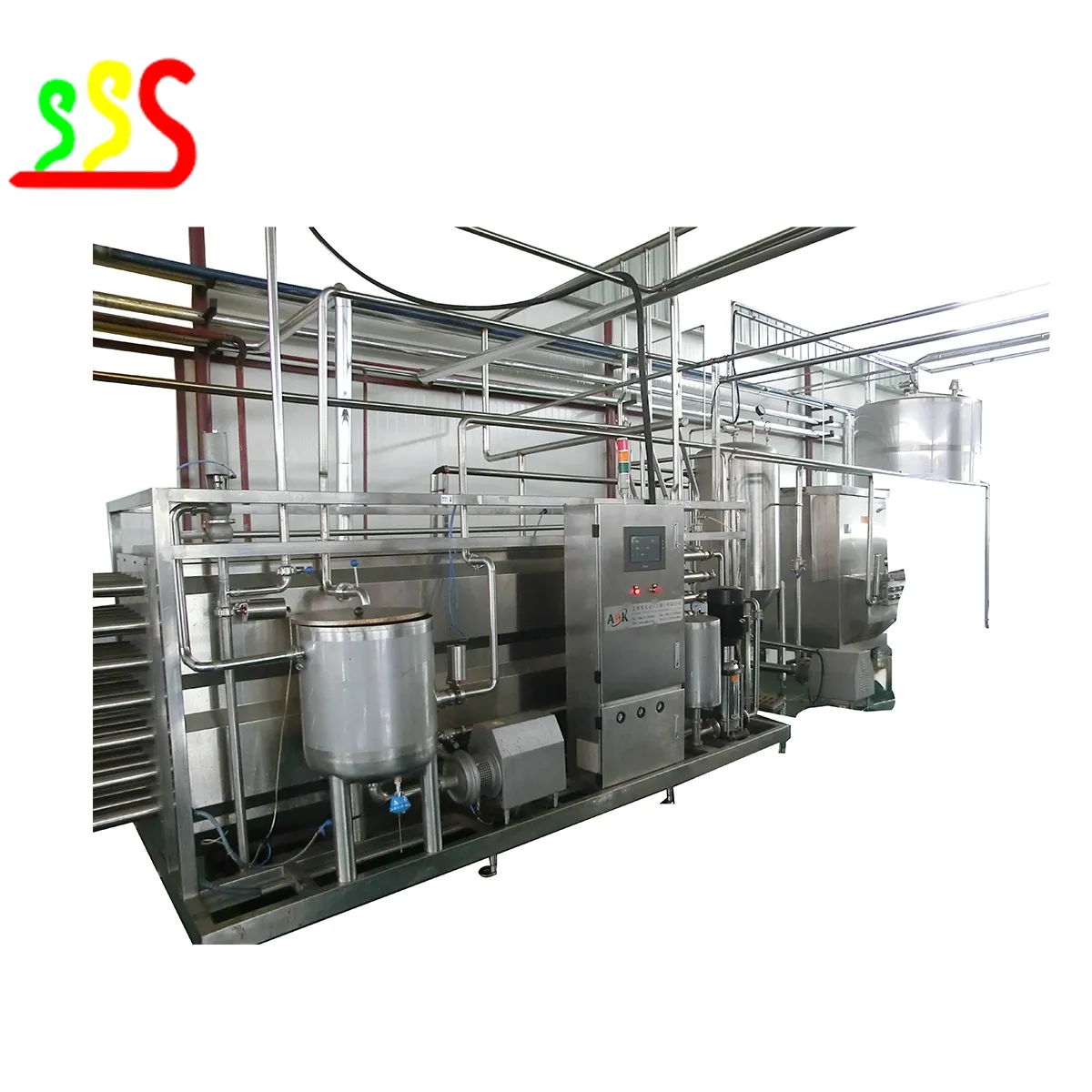 Linha de produção de bebidas fermentadas totalmente automáticas, baixo custo de alta qualidade para cerâmicas frutas e legumes