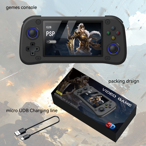 G28ゲームコンソールPSP GBA 4.3インチスクリーン3Dロッカーアーケード64/128GBハンドヘルドミニレトロコンソールビデオゲームプレーヤー - Product Image 5