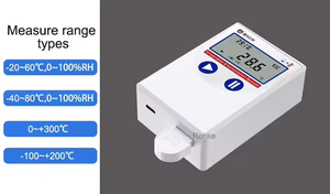 Registrador de temperatura inalámbrico, largo tiempo de uso, registrador de datos usb para temperatura
