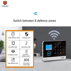P103 Tuya 4G GSM WiFi Smart Home Kit de sistema de alarma de incendio para el hogar inteligente Sirena Sistema de alarma de seguridad inalámbrico - Product Image 5
