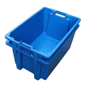 QS pesado repuestos gran anidados Durable bolsa de caja de almacenamiento de alimentos 180 apilable de plástico ingresos cajas de pescado contenedores - Product Image 4