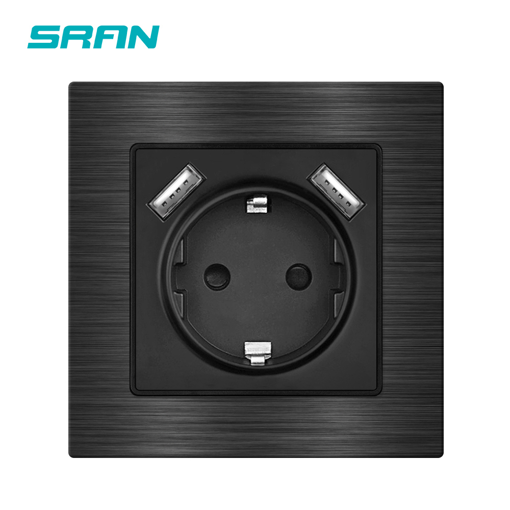 German Socket With USB