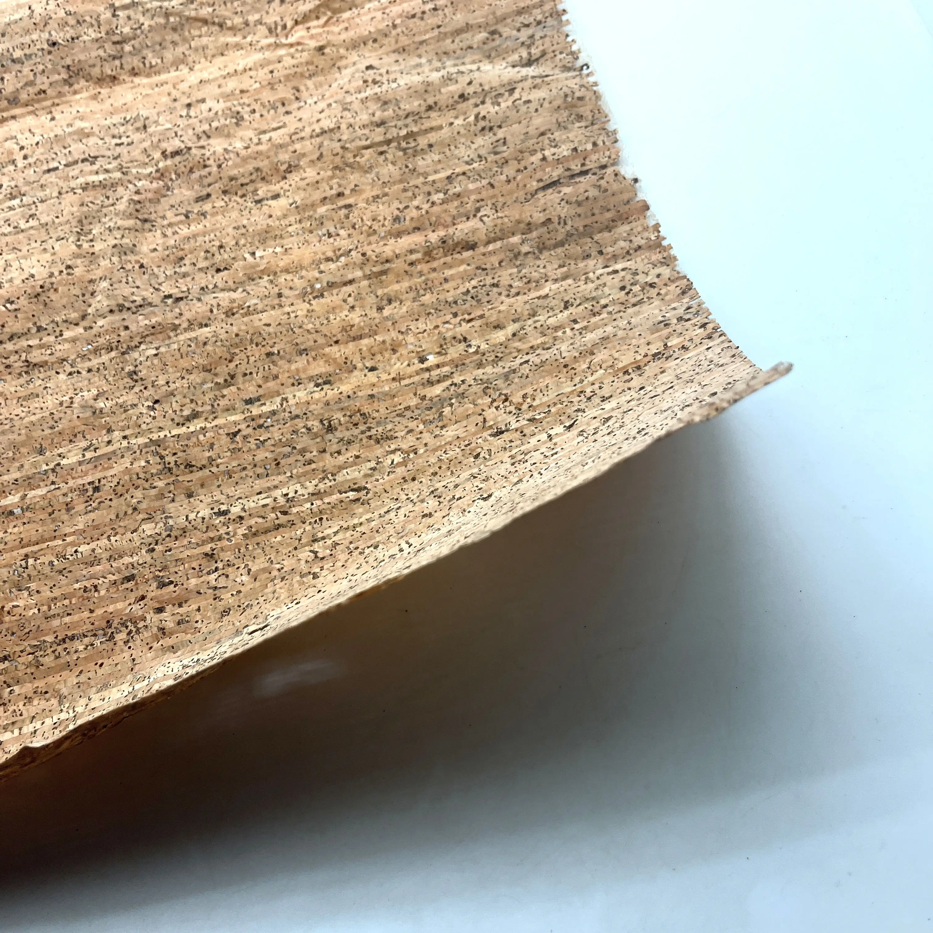 LEECORK 70*65cm प्राकृतिक काग चेहरा लिबास 0.2mm लकड़ी काग लिबास के लिए दीवार सजावट