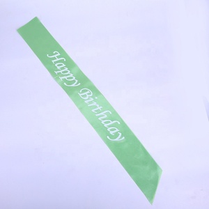 สายสะพายซาตินหลากสีสุขสันต์วันเกิดสำหรับผู้ใหญ่และเด็ก - Product Image 6