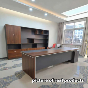 Modern ofis masası L şekilli, şık yöneticiler, fabrika doğrudan, Premium Mdf yönetici ofis masası