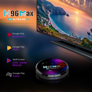 8K Ultra HD H96 maxsmart TV Box 4GB 64GB Set Top Box h96max X3 s905x3 2.4G/5G Wifi 4K H.265 4G 32g Phương tiện truyền thông Máy nghe nhạc X3 Android 9.0 - Product Image 6