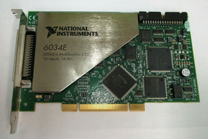 National Instruments PCI-6034E NIDAQカード16ビットアナログ入力多機能USED - Product Image 2