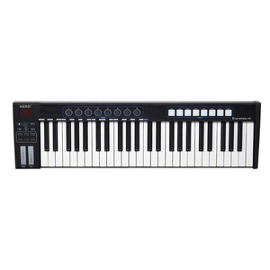Aiersi Worldeブランドのmidiコントローラーパッドキーボードピアノプロフェッショナルミニキーボード49キーキーボード - Product Image 1