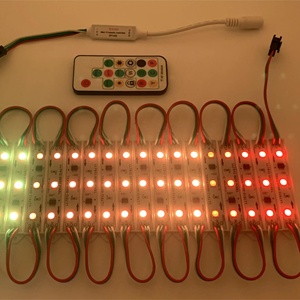 Modulo ad alta potenza 12v 3 LED 1.5w esterno SMD 5050 ws2811 RGB modulo di segno di colore pieno SMD 5050 luce LED lampione modulo - Product Image 1