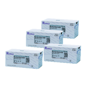 Fabrika kaynağı tıbbi sınıf Needle dikişler PGLA iğne CE ISO sertifikalı toptan fiyat ile cerrahi sütür - Product Image 1