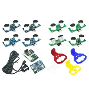 El sensor ultrasónico SR04P admite compatibilidad con el módulo STM32, 51, uno Ranging, el módulo se encuentra en la parte superior de la pantalla.
