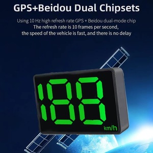 Hot Sale Digital Head-Up LCD Dashboard Display Speed Meter GPS Speedometer in KMH <strong>MPH</strong> for All Cars New Popular Accessory - Product Image 4