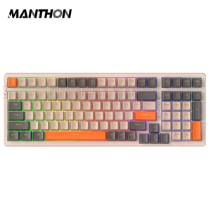 Teclado mecánico Attack Shark K98, teclado inalámbrico USB 2,4G de 3 modos, 100 teclas, luz RGB, intercambio en caliente para teclados para juegos - Product Image 1