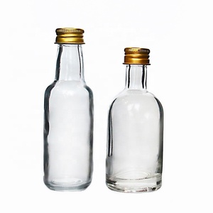 多功能透明玻璃酒瓶，带螺旋盖，用于伏特加自制桑格利亚冷饮 - Product Image 5