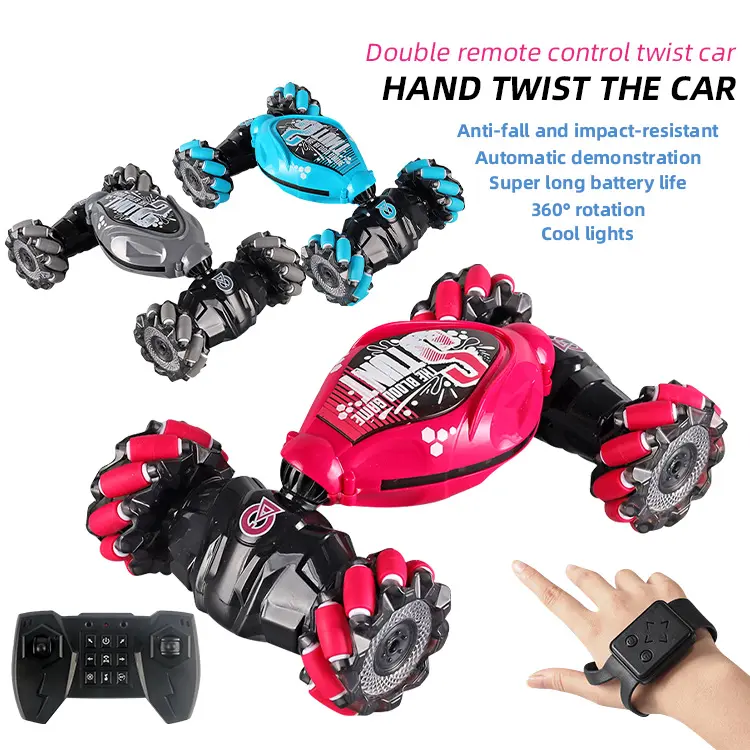 Geste de la main Contrôle unique Double télécommande Trois commandes dérive voiture rc brushless haute vitesse rc cascadeur voiture jouets pour enfants