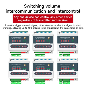 AC380V Wireless Bidirektion ale Rückkopplung steuerung Fernbedienung schalter 10A max. E/A-Modul für die Übertragung von Strom paaren - Product Image 4